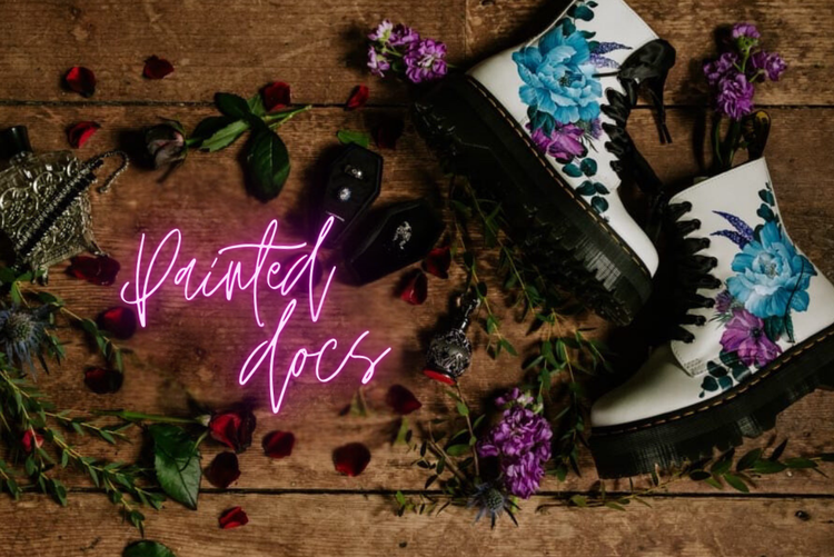 Hand Painted Dr Martens