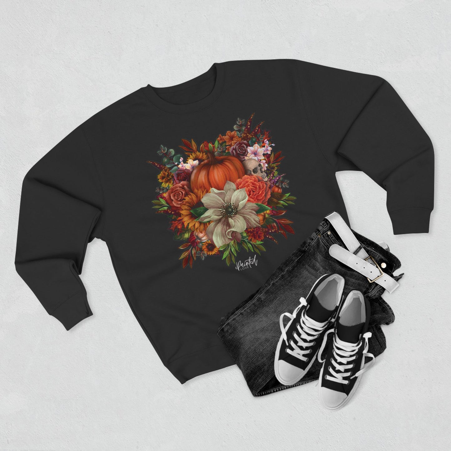 Halloween Floral Sweatshirt -Various Colours