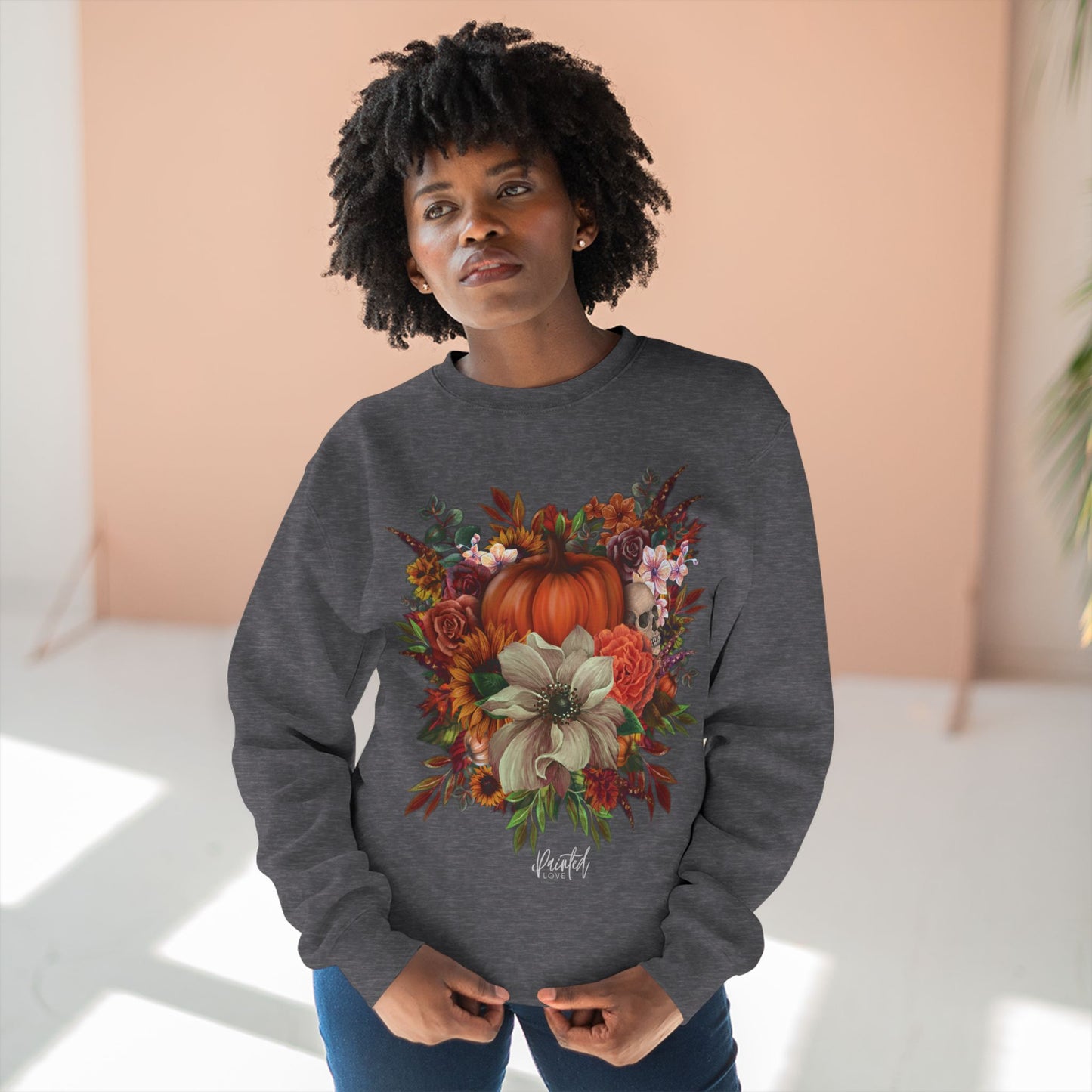 Halloween Floral Sweatshirt -Various Colours
