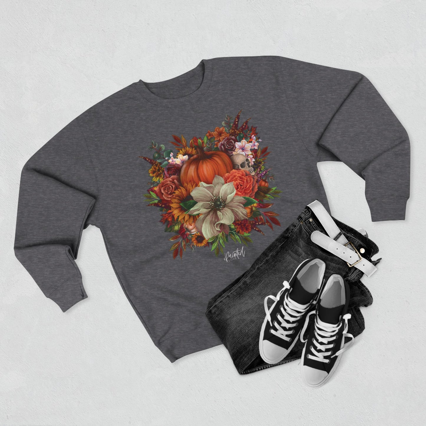 Halloween Floral Sweatshirt -Various Colours