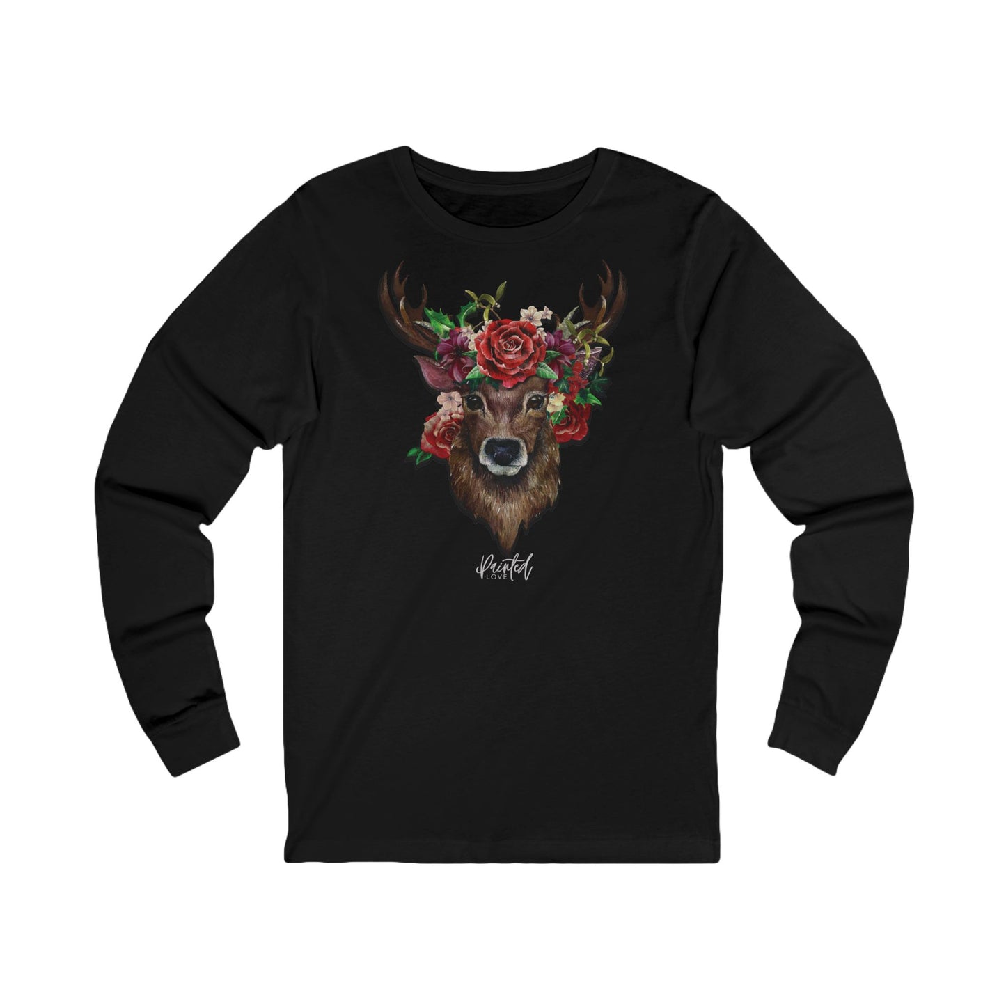 Christmas Deer Long Sleeved T-Shirt
