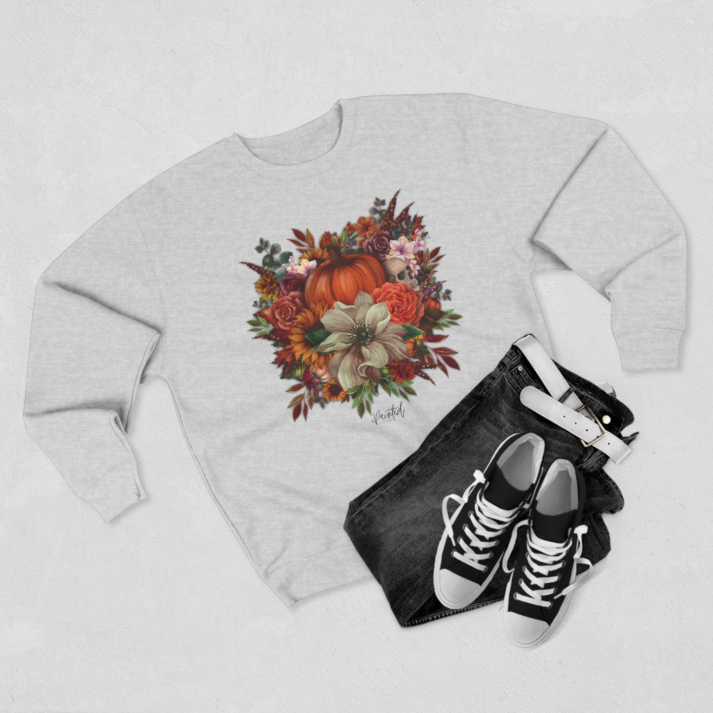 Halloween Floral Sweatshirt -Various Colours