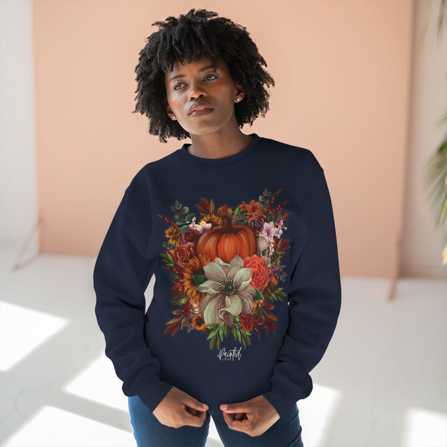 Halloween Floral Sweatshirt -Various Colours