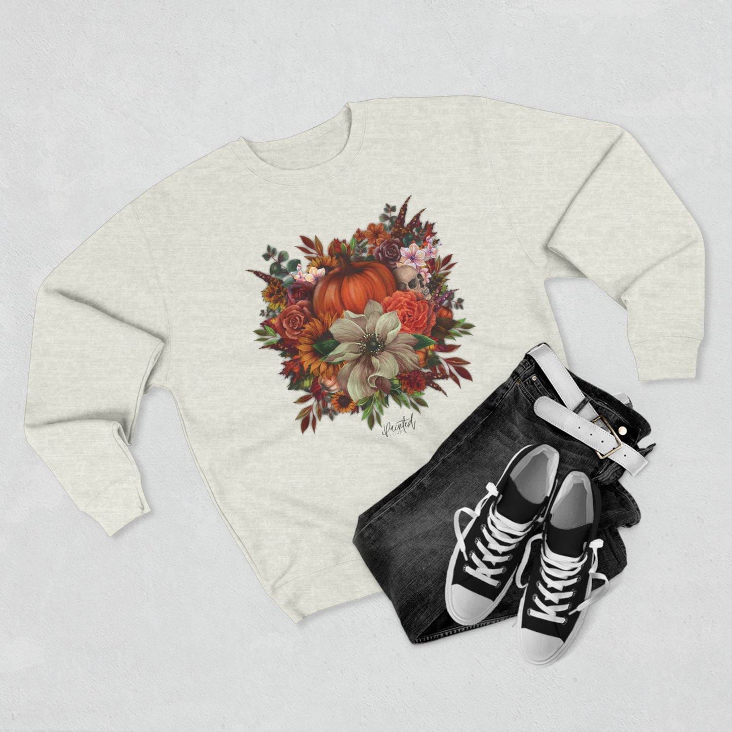 Halloween Floral Sweatshirt -Various Colours