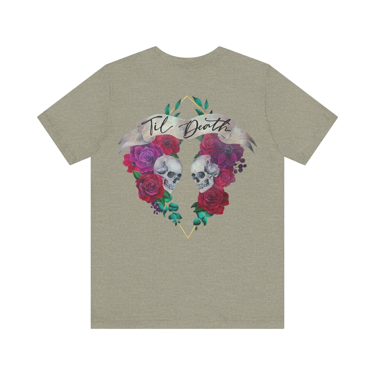 Skull and Roses Back Unisex Tee