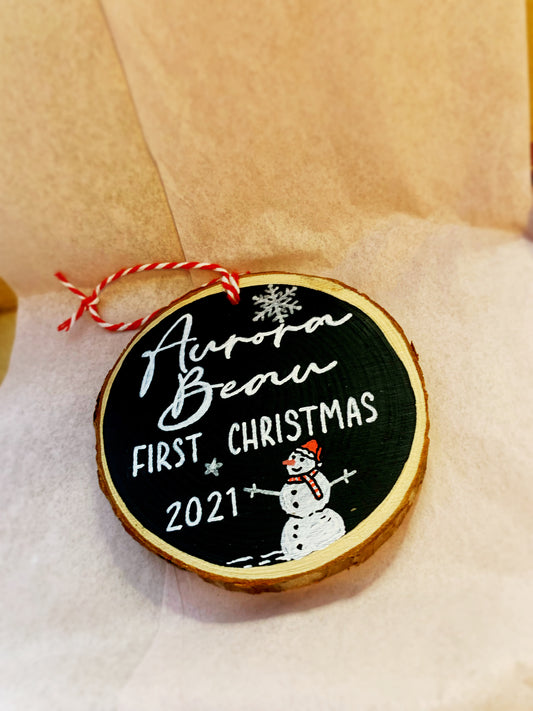 “My First Christmas” Personalised Decoration