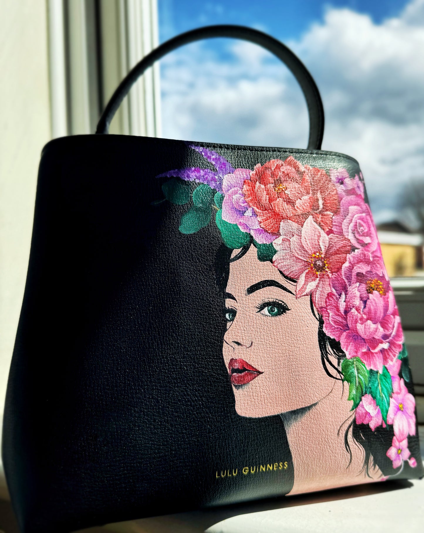 Custom Hand Painted Handbag, Painting Service for Handbag, Painting Only