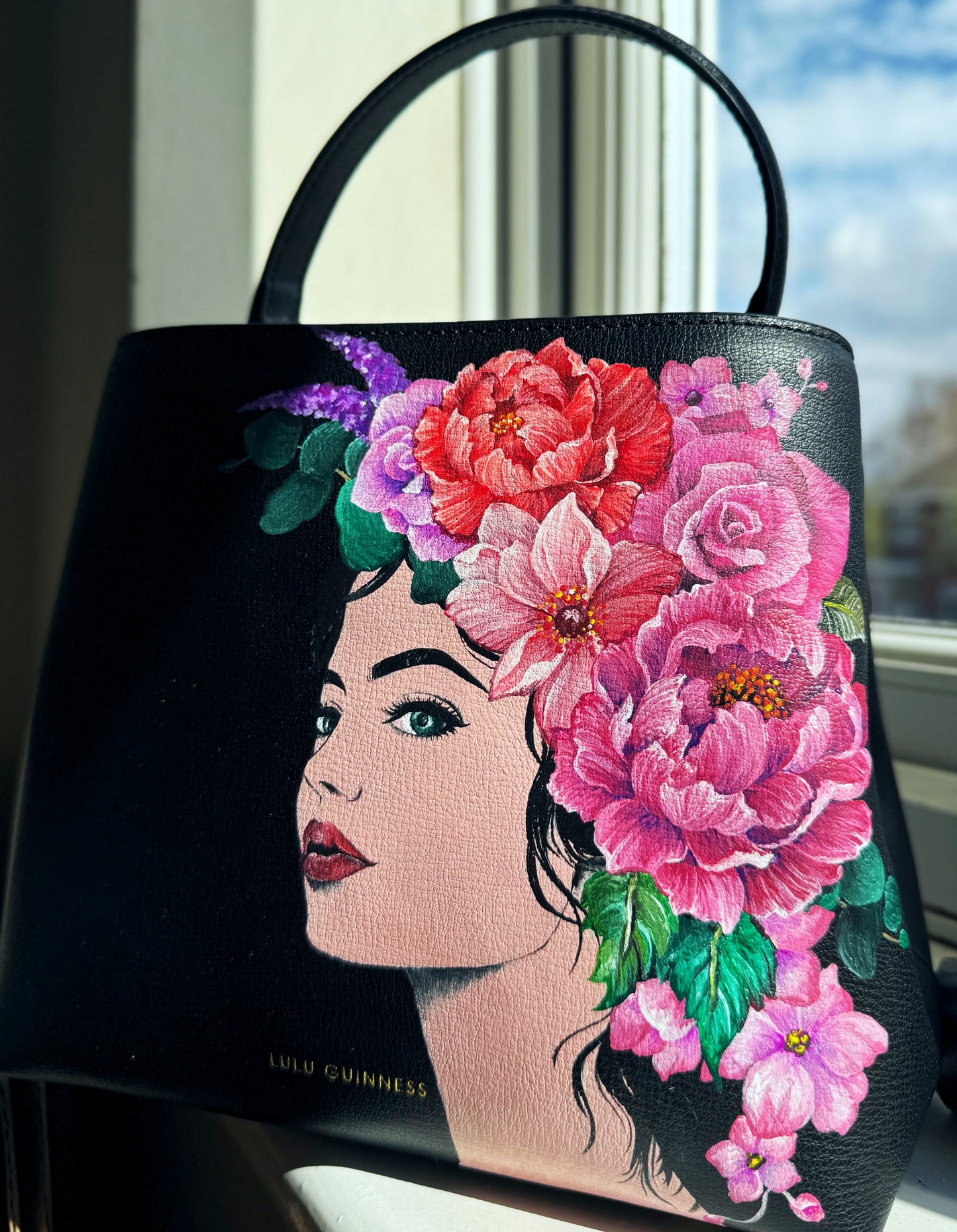 Custom Hand Painted Handbag, Painting Service for Handbag, Painting Only