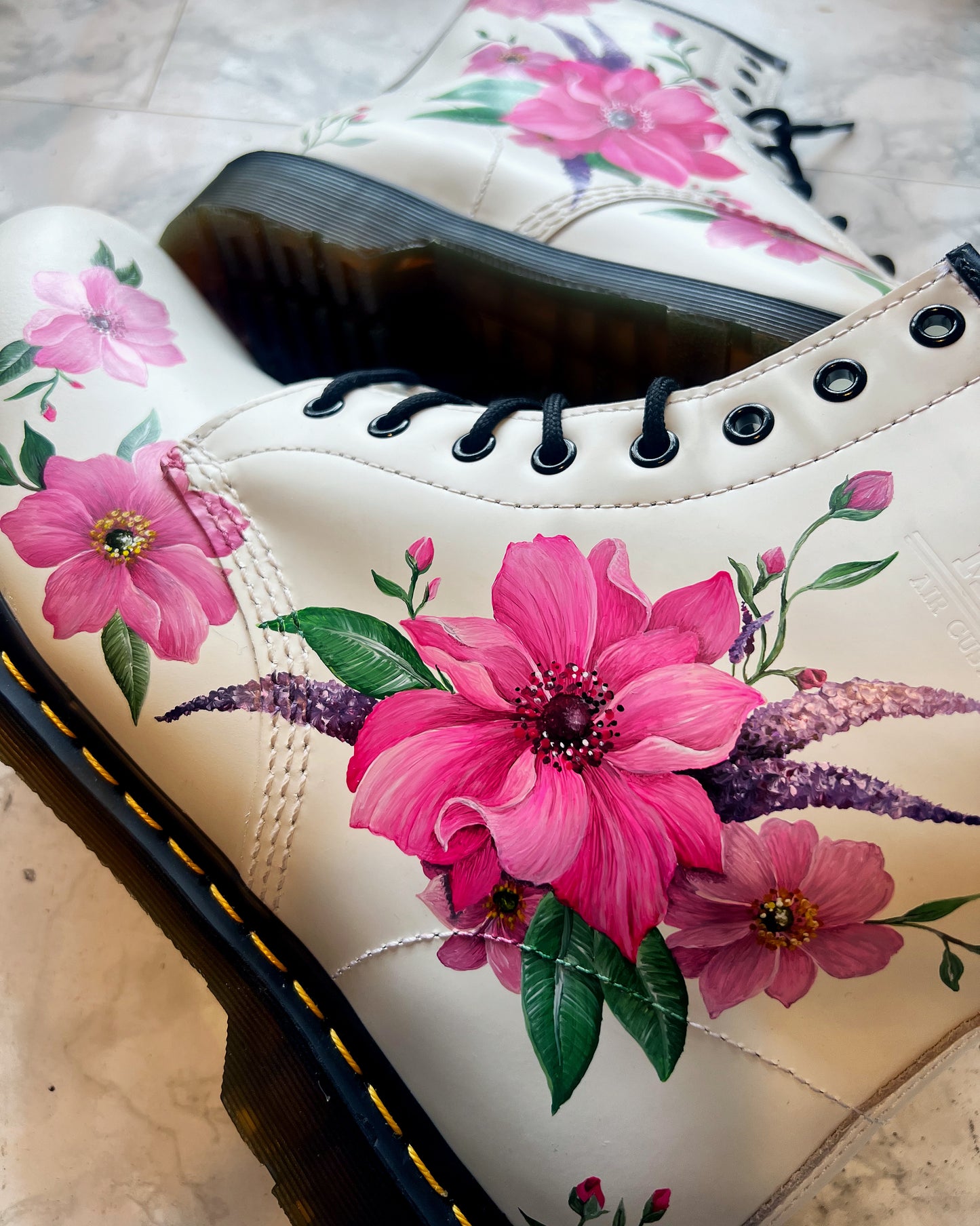 Custom Doc Martens, Painted Dr Martens