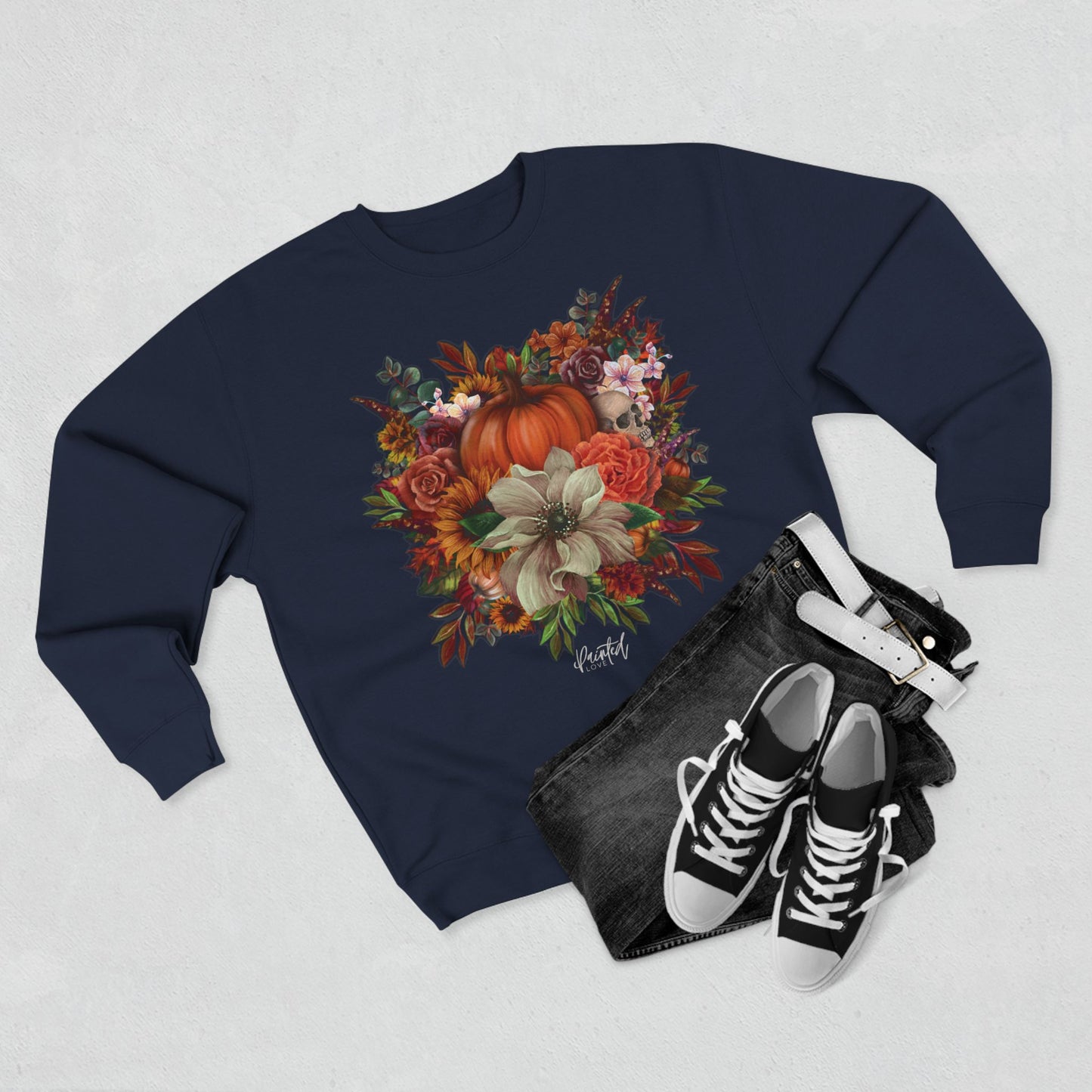 Halloween Floral Sweatshirt -Various Colours