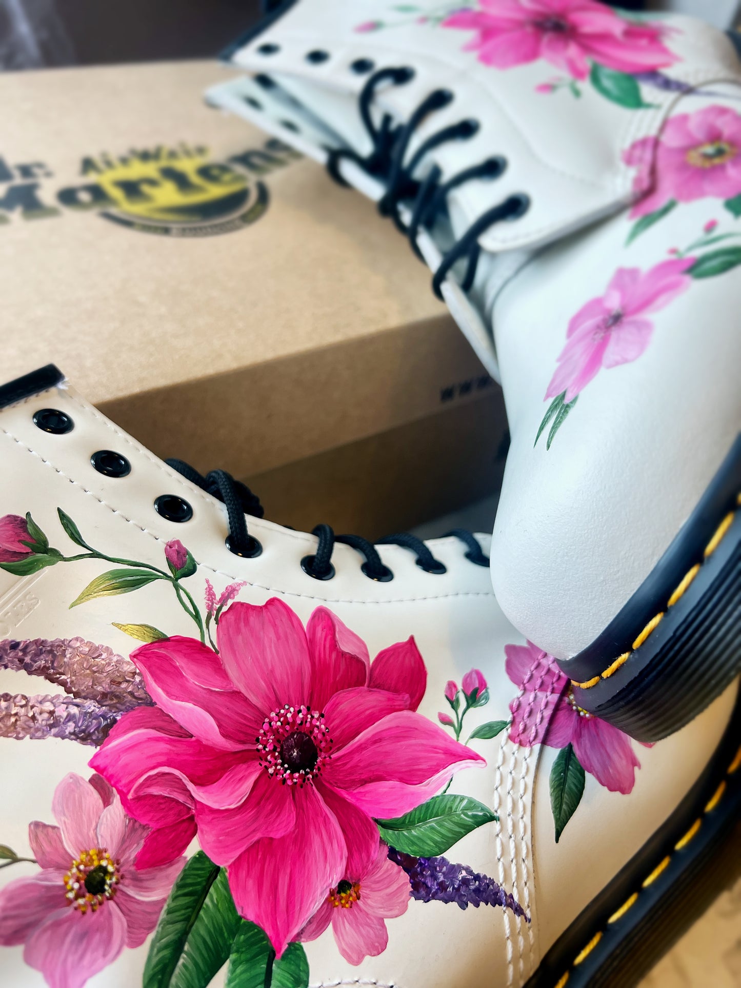 Custom Doc Martens, Painted Dr Martens
