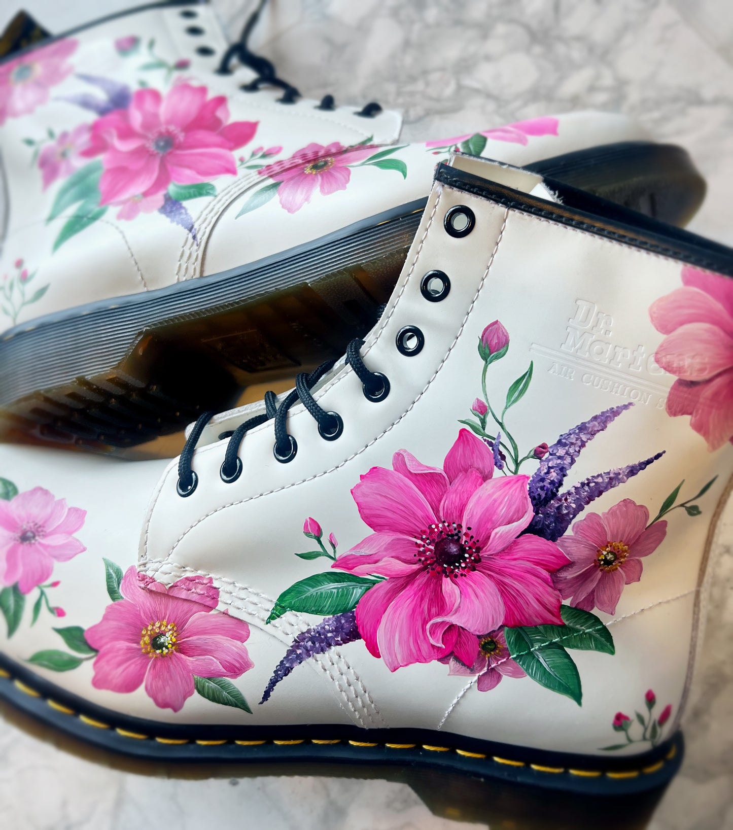 Custom Doc Martens, Painted Dr Martens