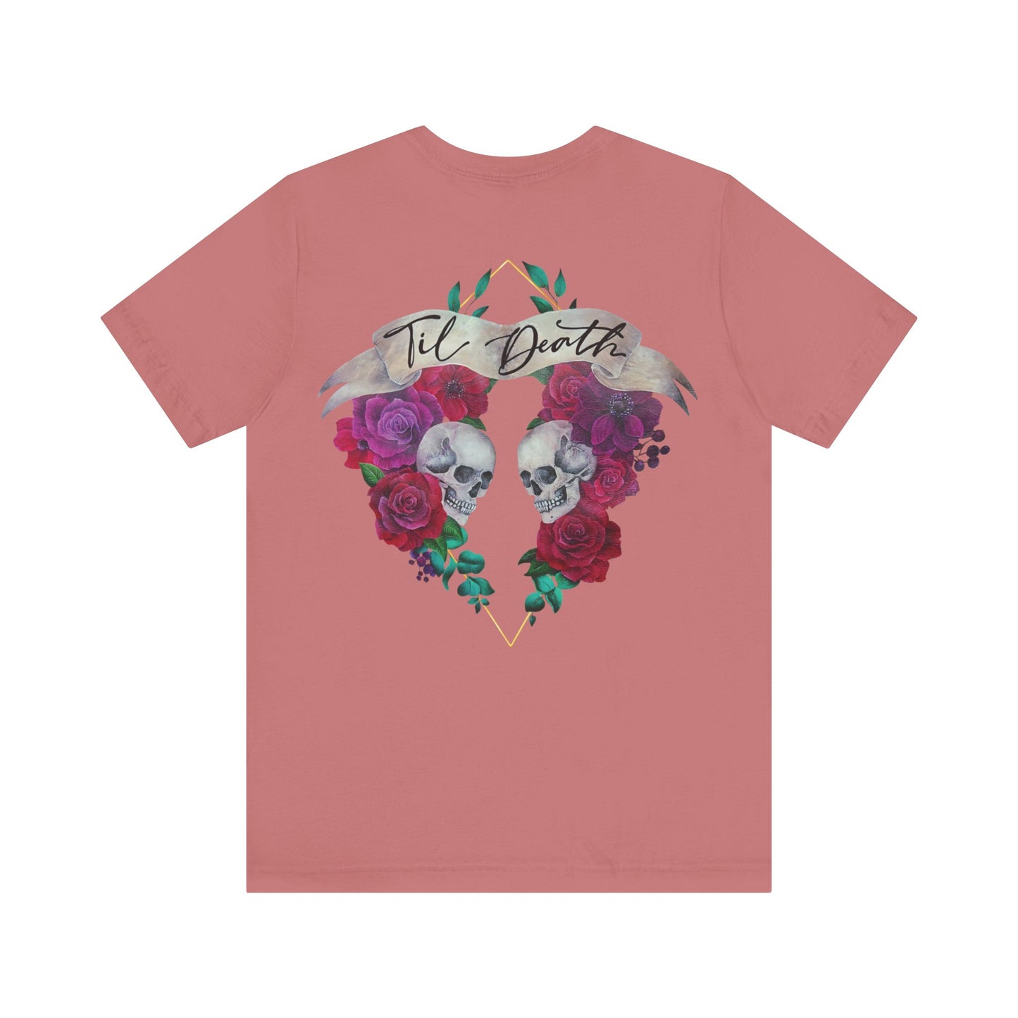 Skull and Roses Back Unisex Tee