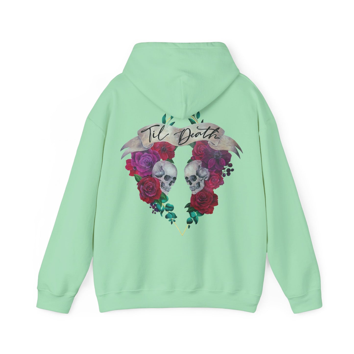 Skull and Roses Back Hoodie