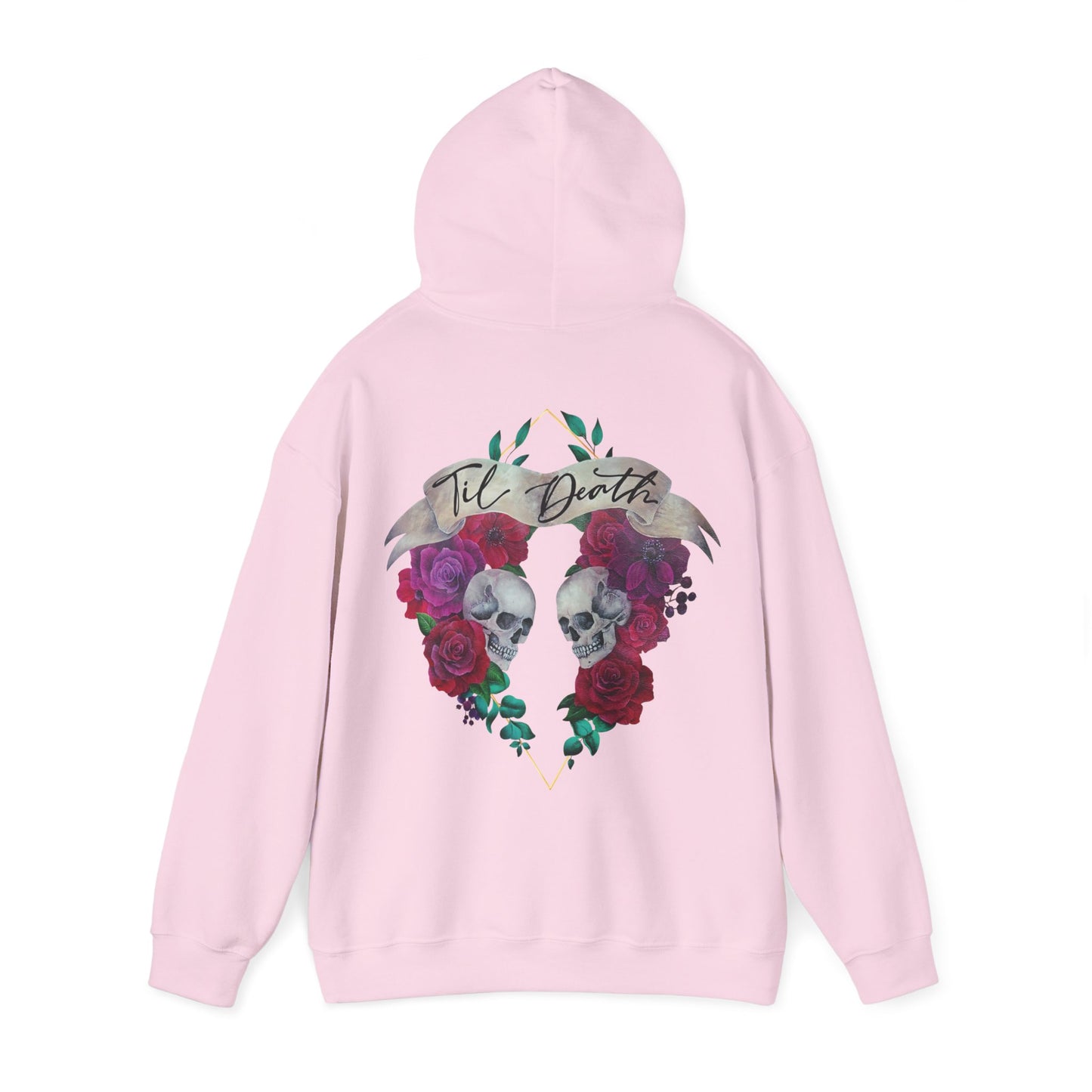 Skull and Roses Back Hoodie