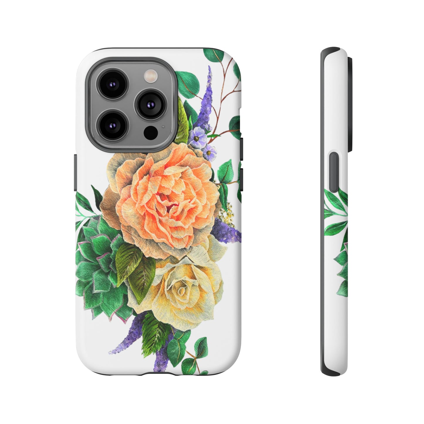 Painted Love Customs Floral Phone Case