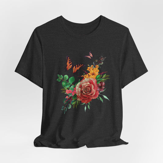 Floral Butterfly T-Shirt