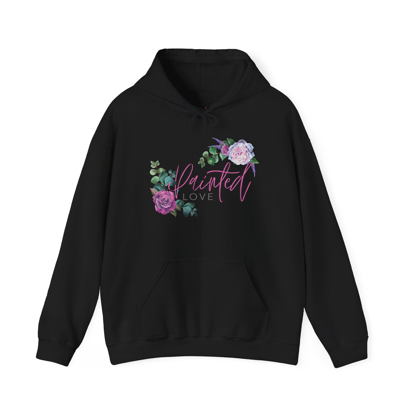 Painted Love Customs Floral Logo Hoodie