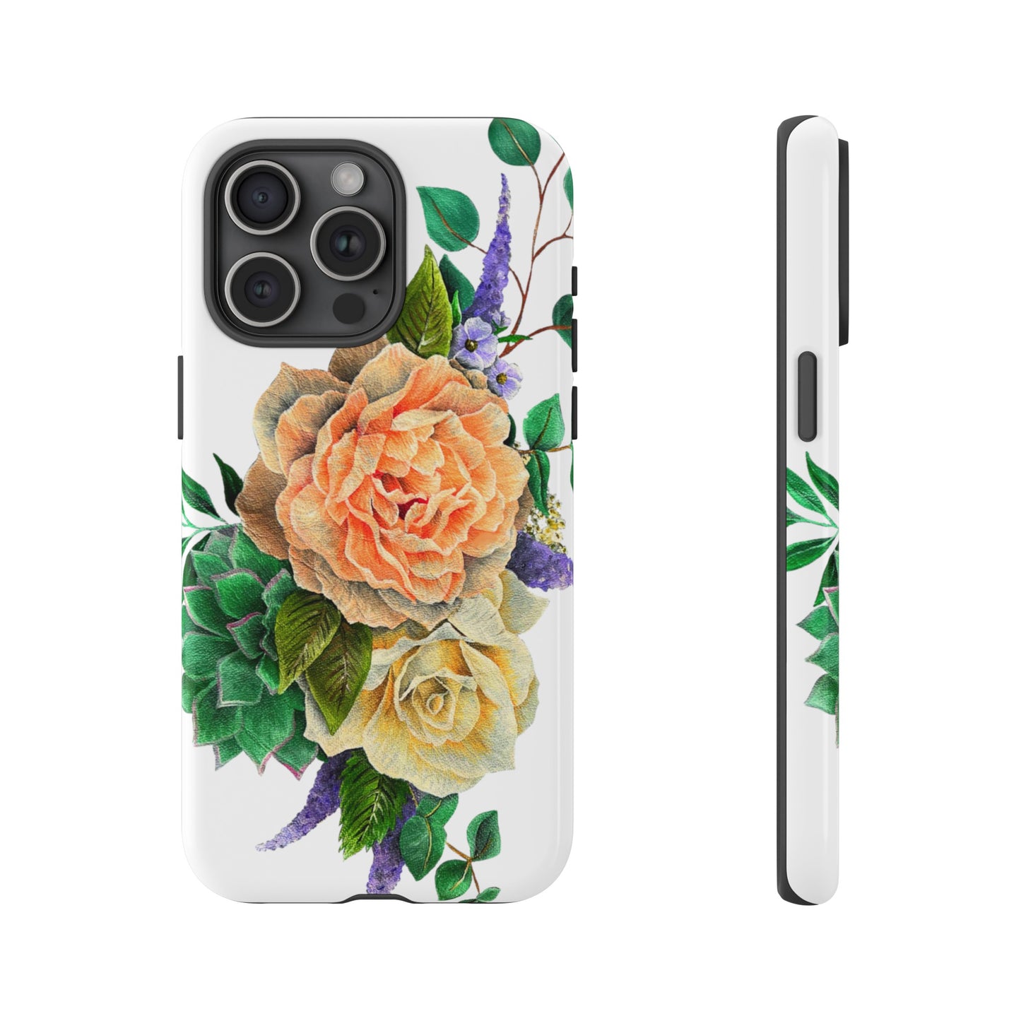 Painted Love Customs Floral Phone Case