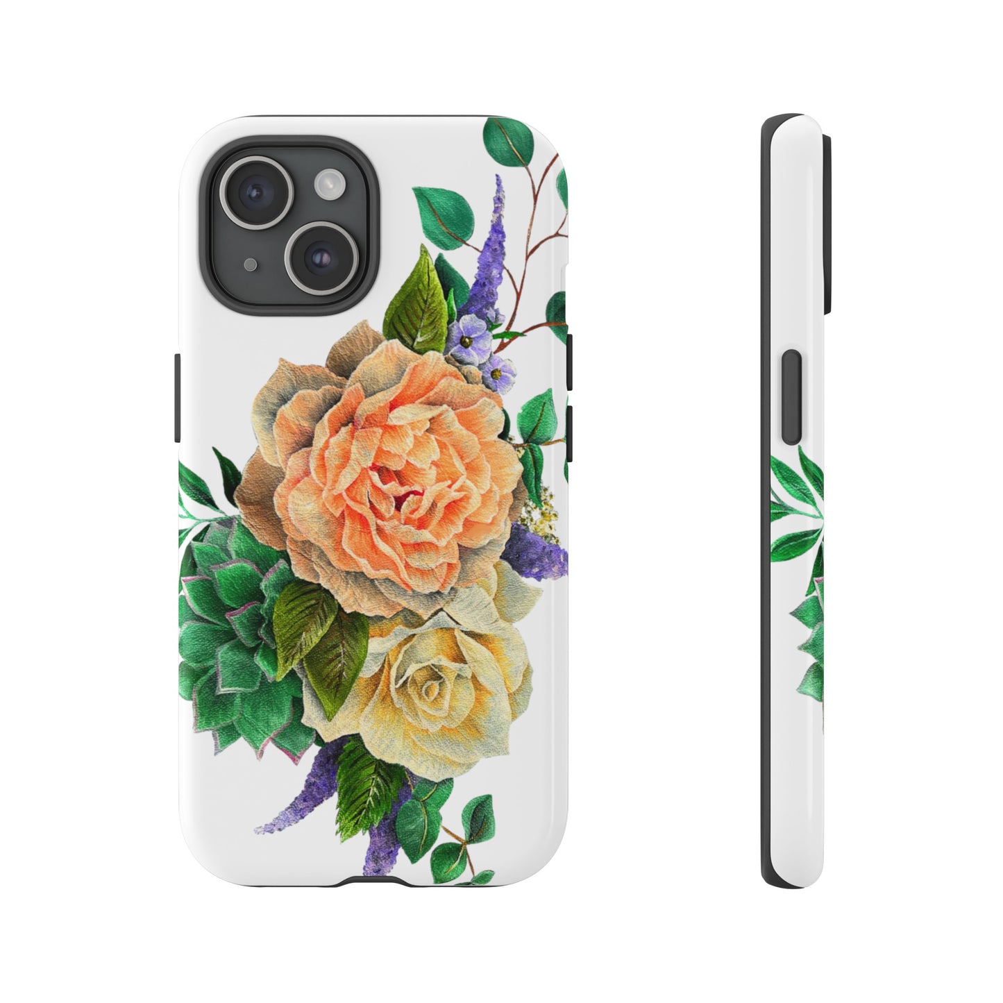 Painted Love Customs Floral Phone Case