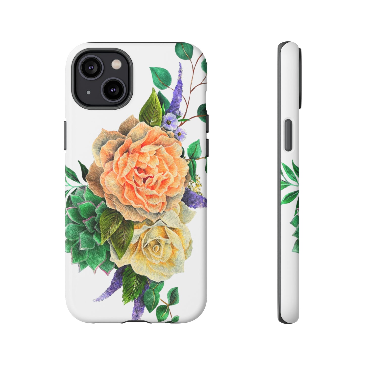 Painted Love Customs Floral Phone Case