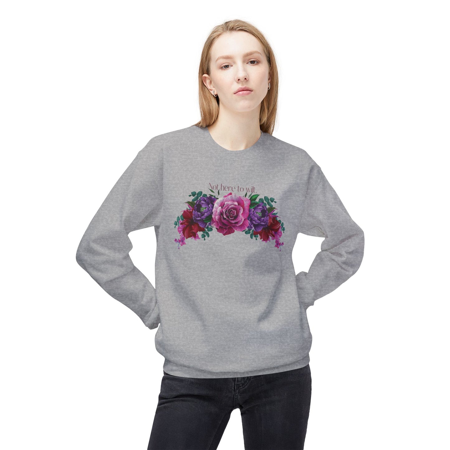 Summer Floral Sweatshirt - Not Here to Wilt