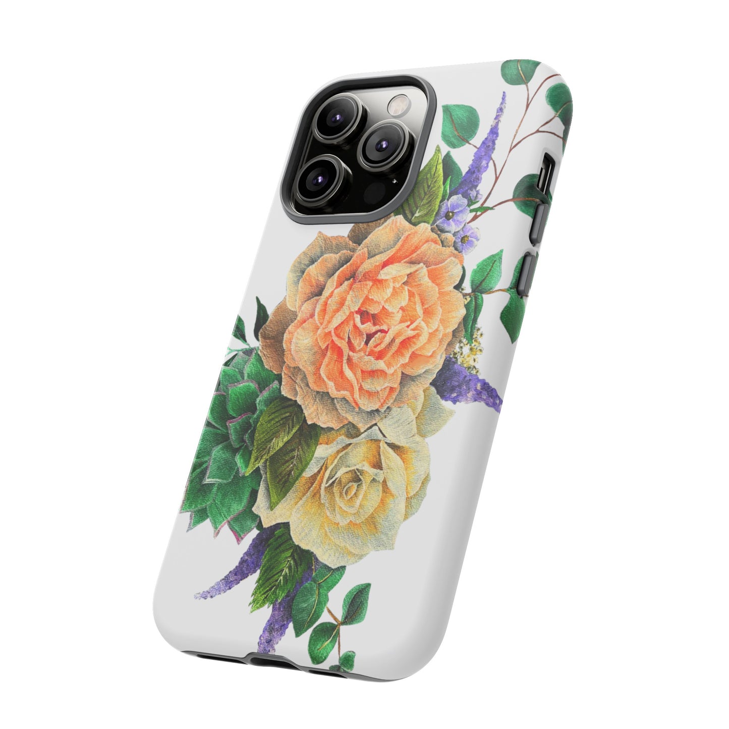 Painted Love Customs Floral Phone Case