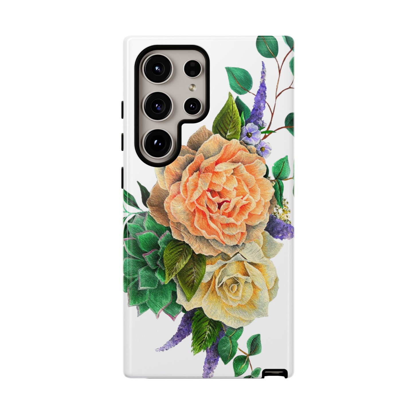 Painted Love Customs Floral Phone Case