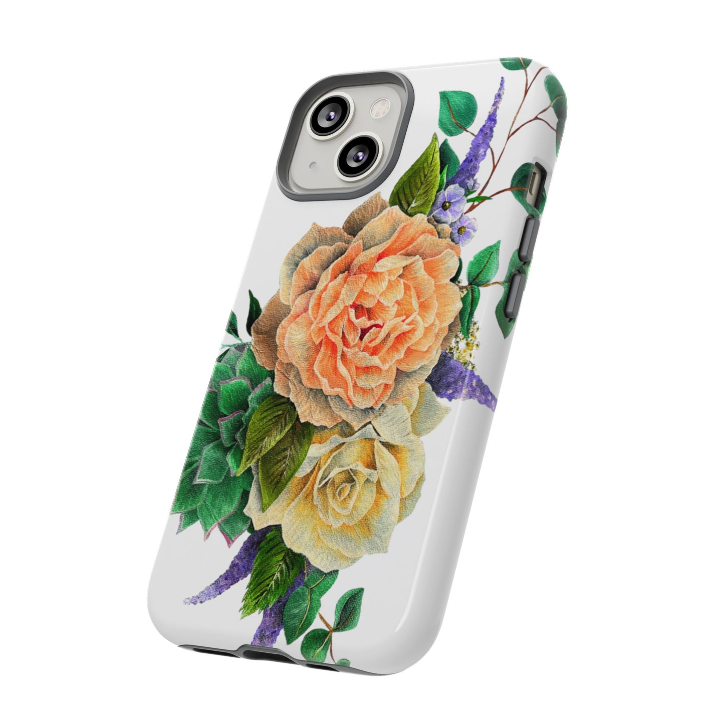 Painted Love Customs Floral Phone Case