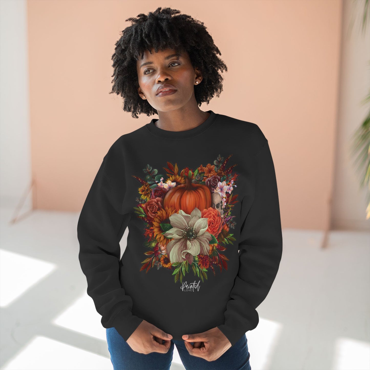 Halloween Floral Sweatshirt -Various Colours