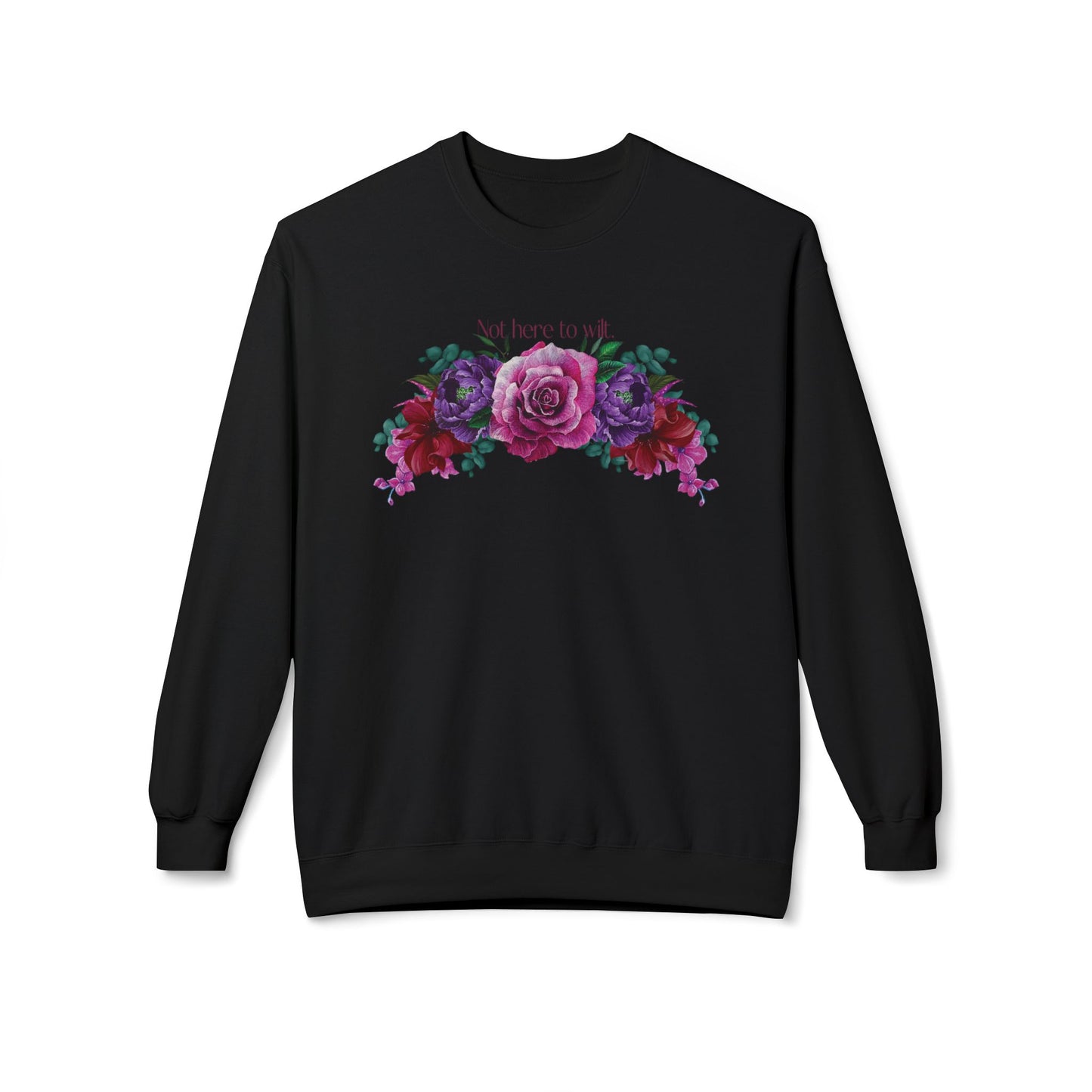 Summer Floral Sweatshirt - Not Here to Wilt