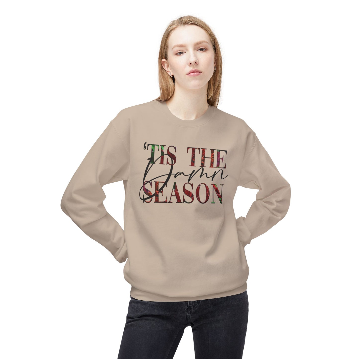 “‘tis The Damn Season” Christmas Sweatshirt
