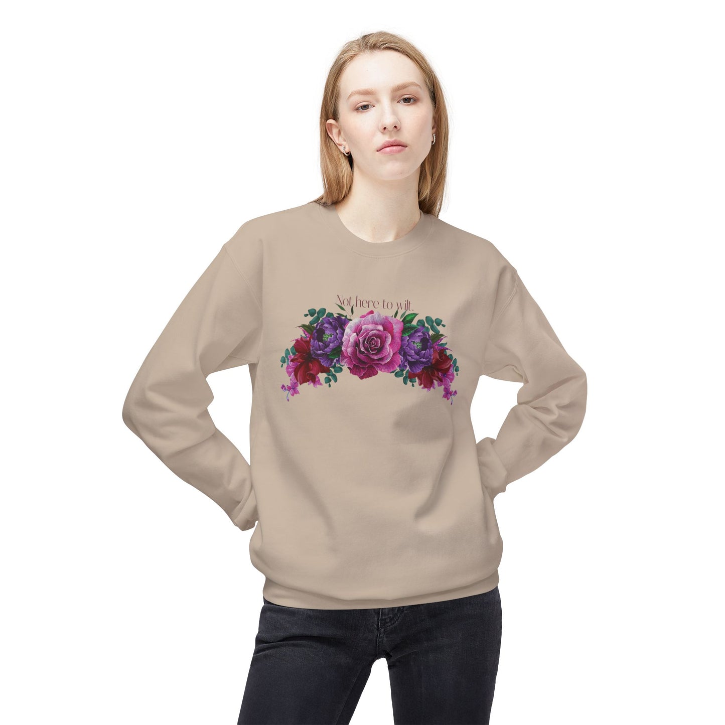 Summer Floral Sweatshirt - Not Here to Wilt