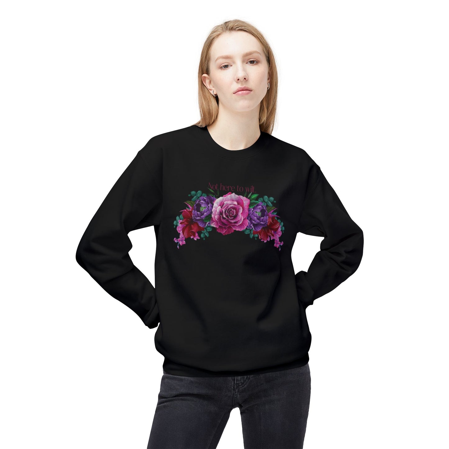 Summer Floral Sweatshirt - Not Here to Wilt