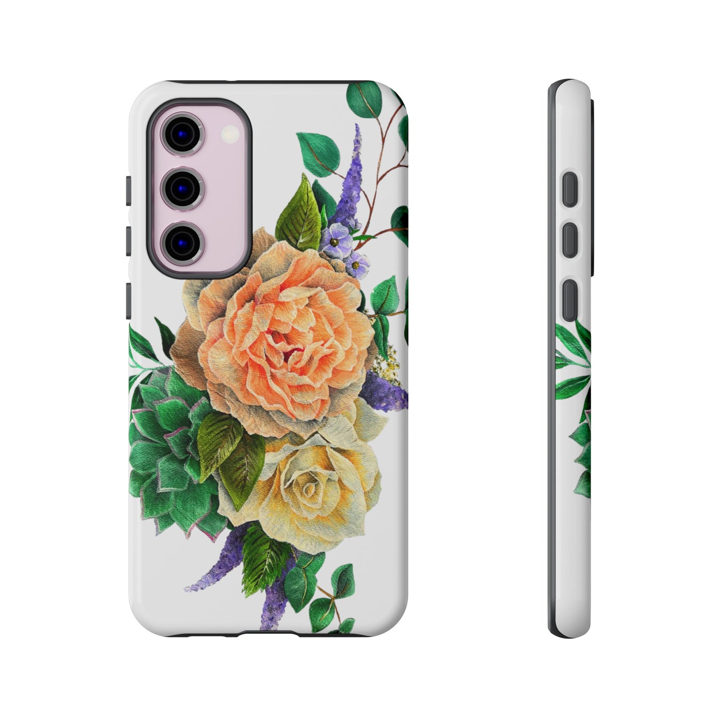 Painted Love Customs Floral Phone Case