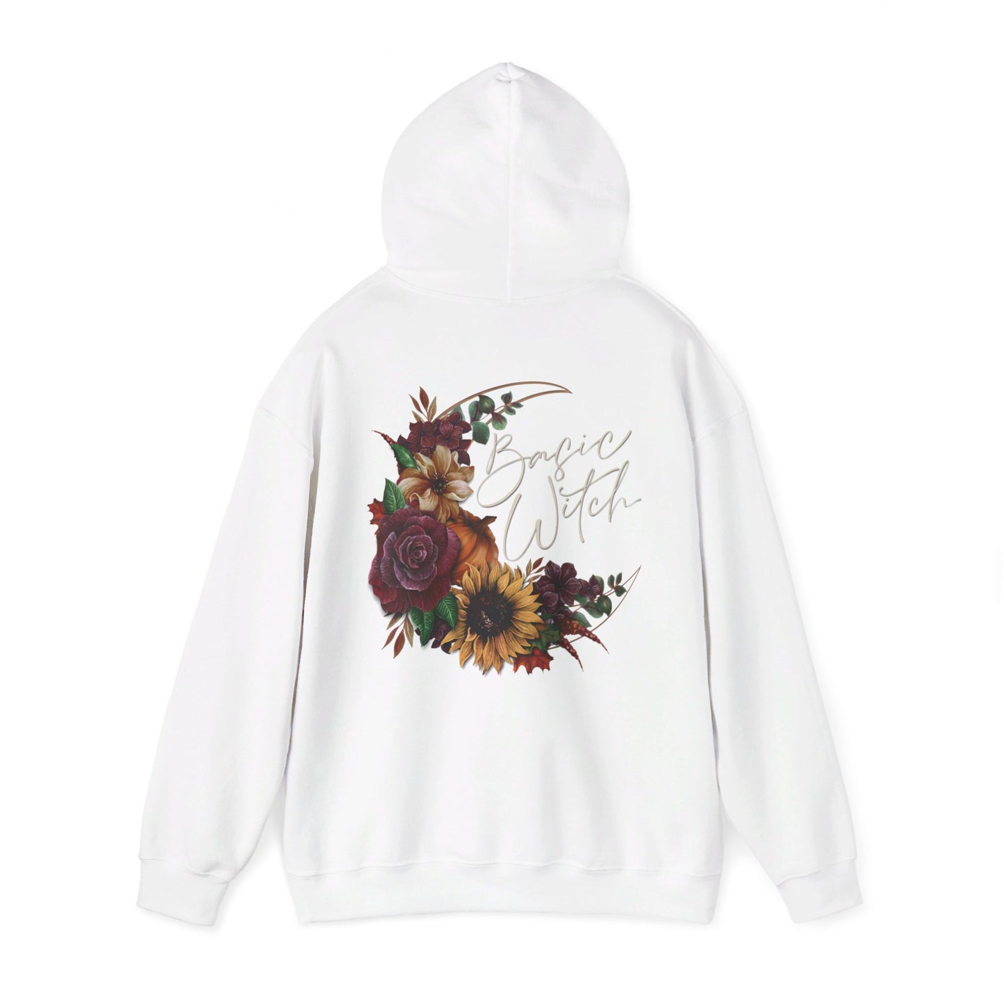 Basic Witch Halloween Floral Hoodie -Various Colours