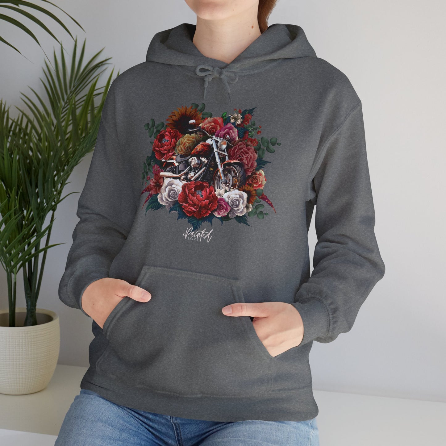 Floral Motorcycle Hoodie