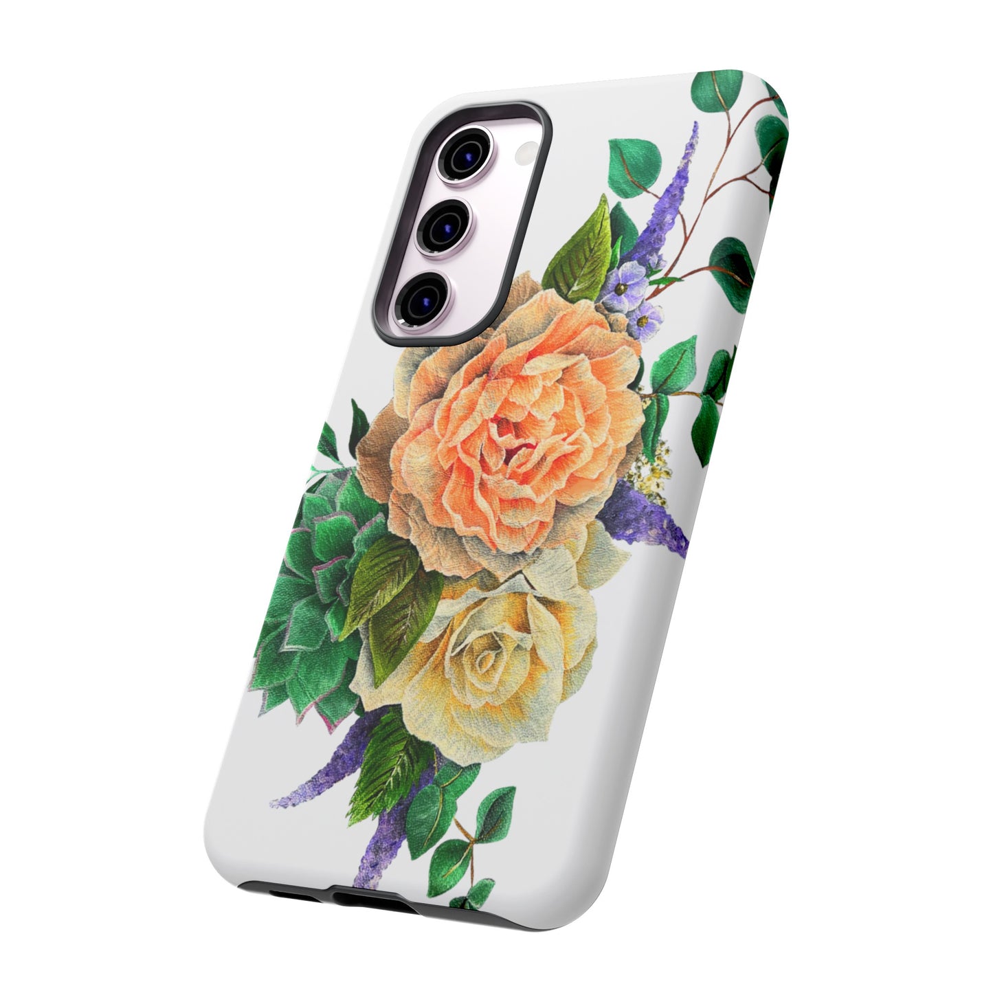 Painted Love Customs Floral Phone Case