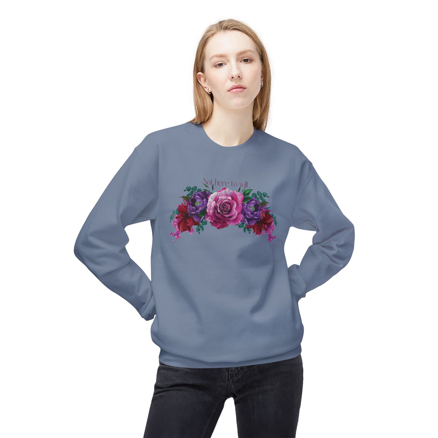 Summer Floral Sweatshirt - Not Here to Wilt