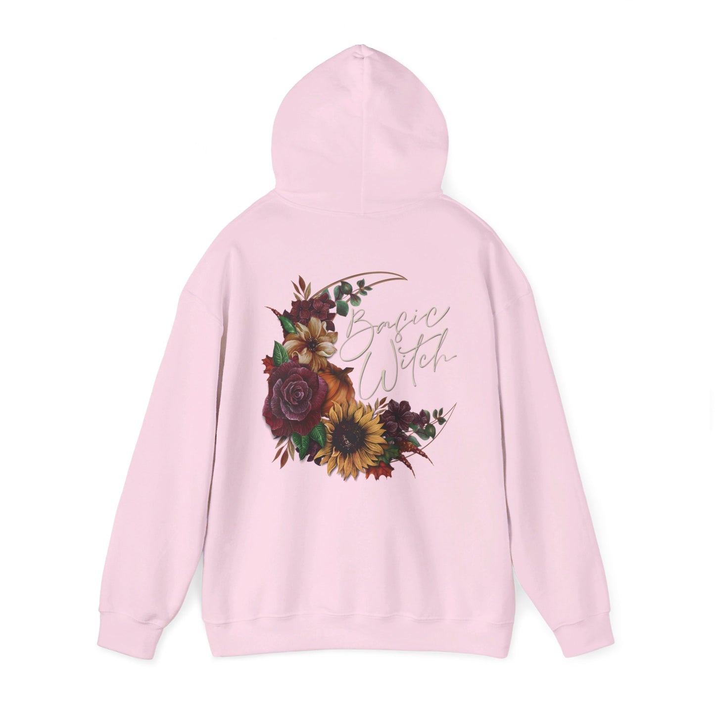 Basic Witch Halloween Floral Hoodie -Various Colours