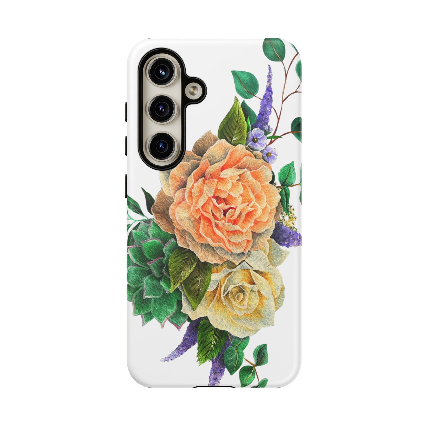 Painted Love Customs Floral Phone Case