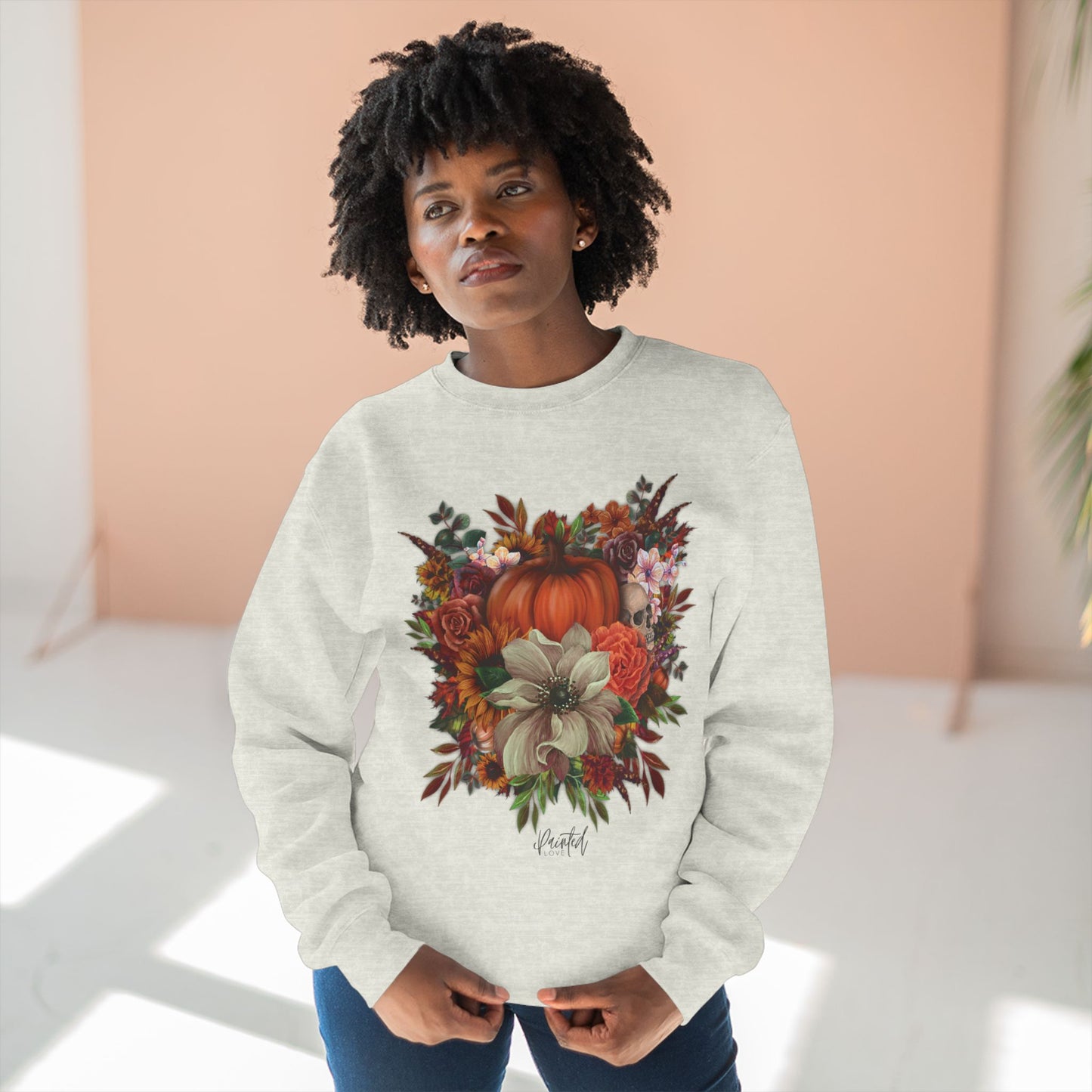 Halloween Floral Sweatshirt -Various Colours