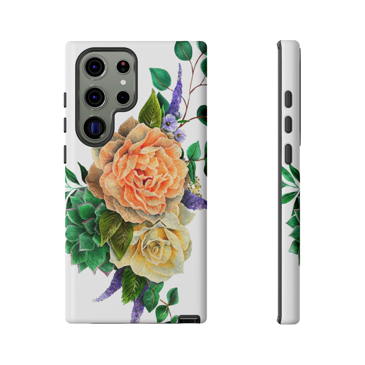 Painted Love Customs Floral Phone Case