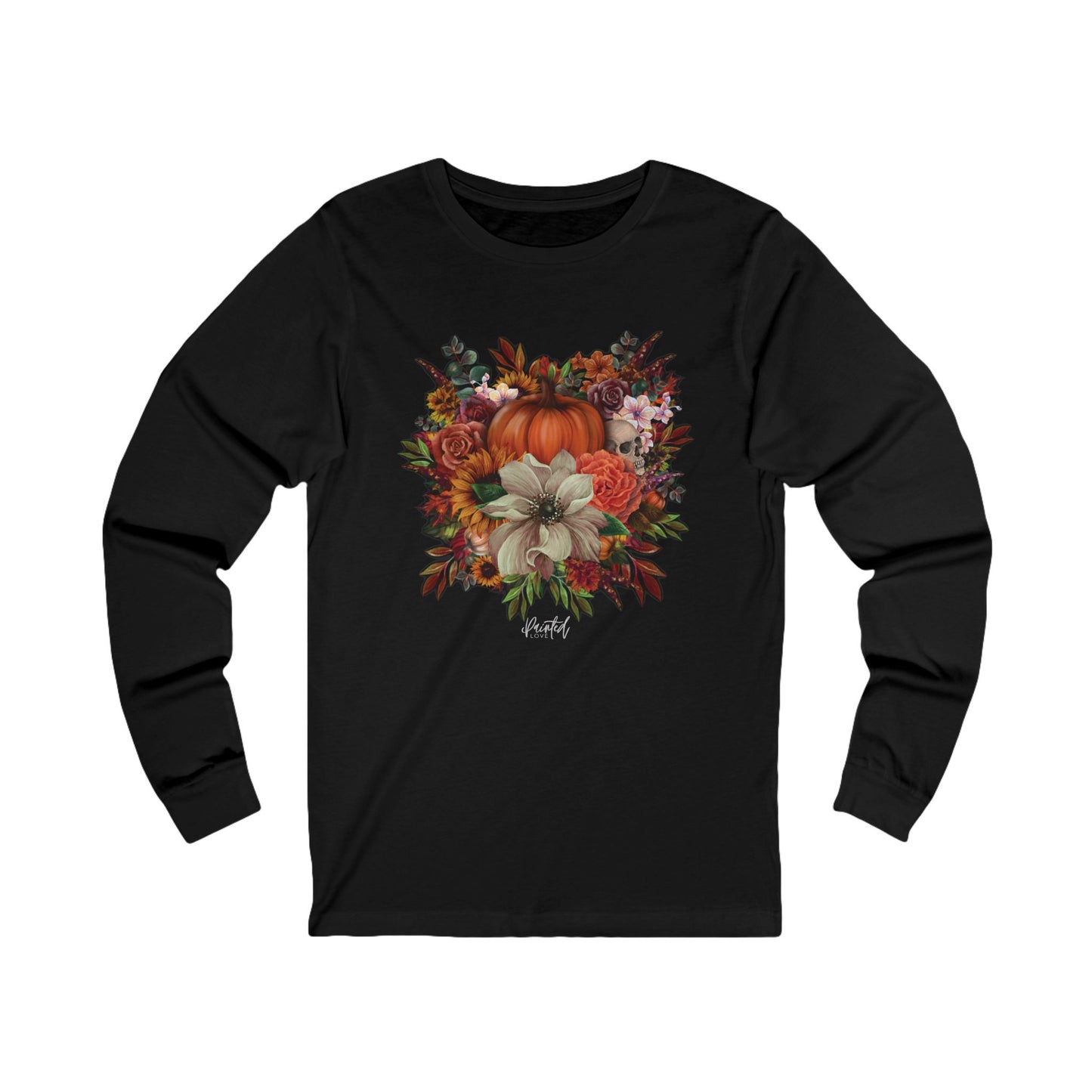 Halloween Flowers Long Sleeve TShirt