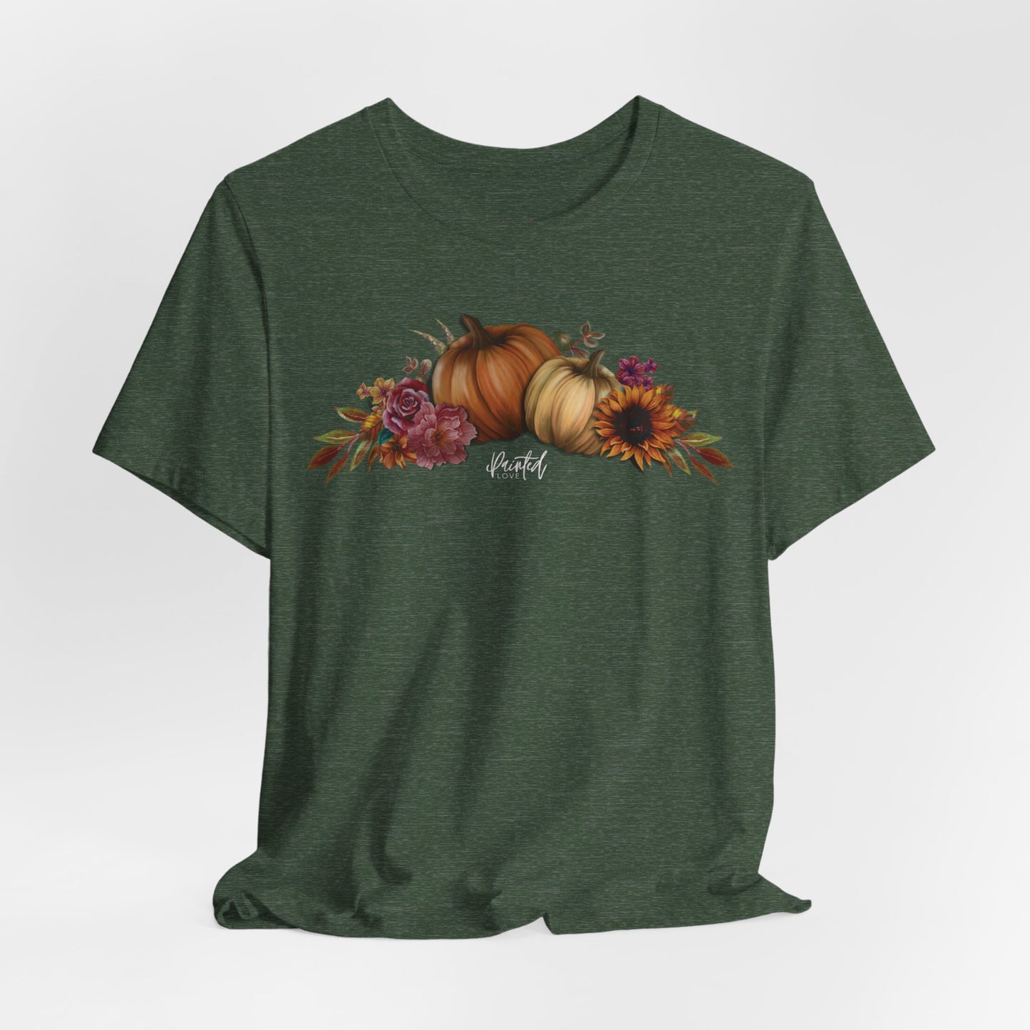 Pumpkins and Flowers T-Shirt