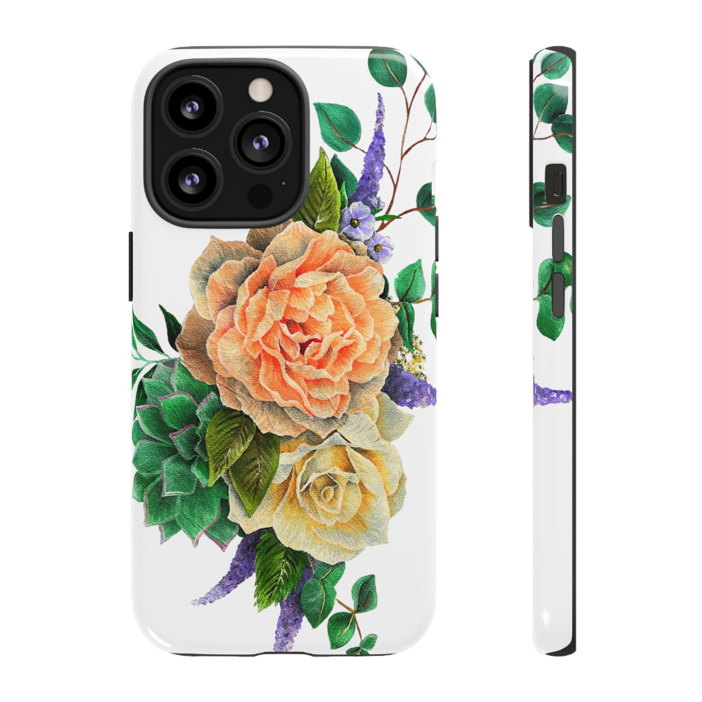 Painted Love Customs Floral Phone Case