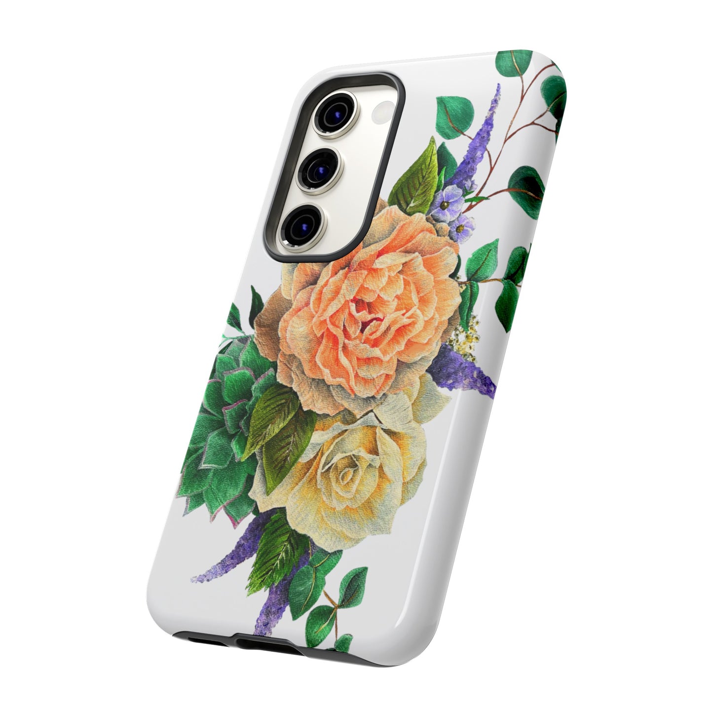 Painted Love Customs Floral Phone Case