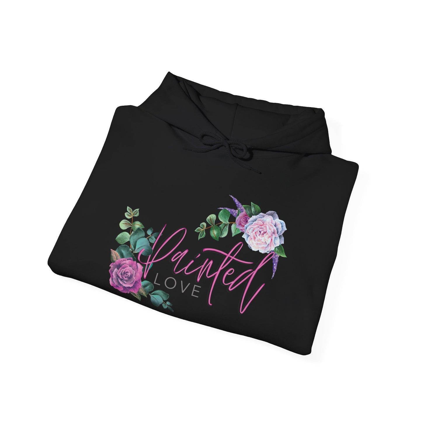 Painted Love Customs Floral Logo Hoodie