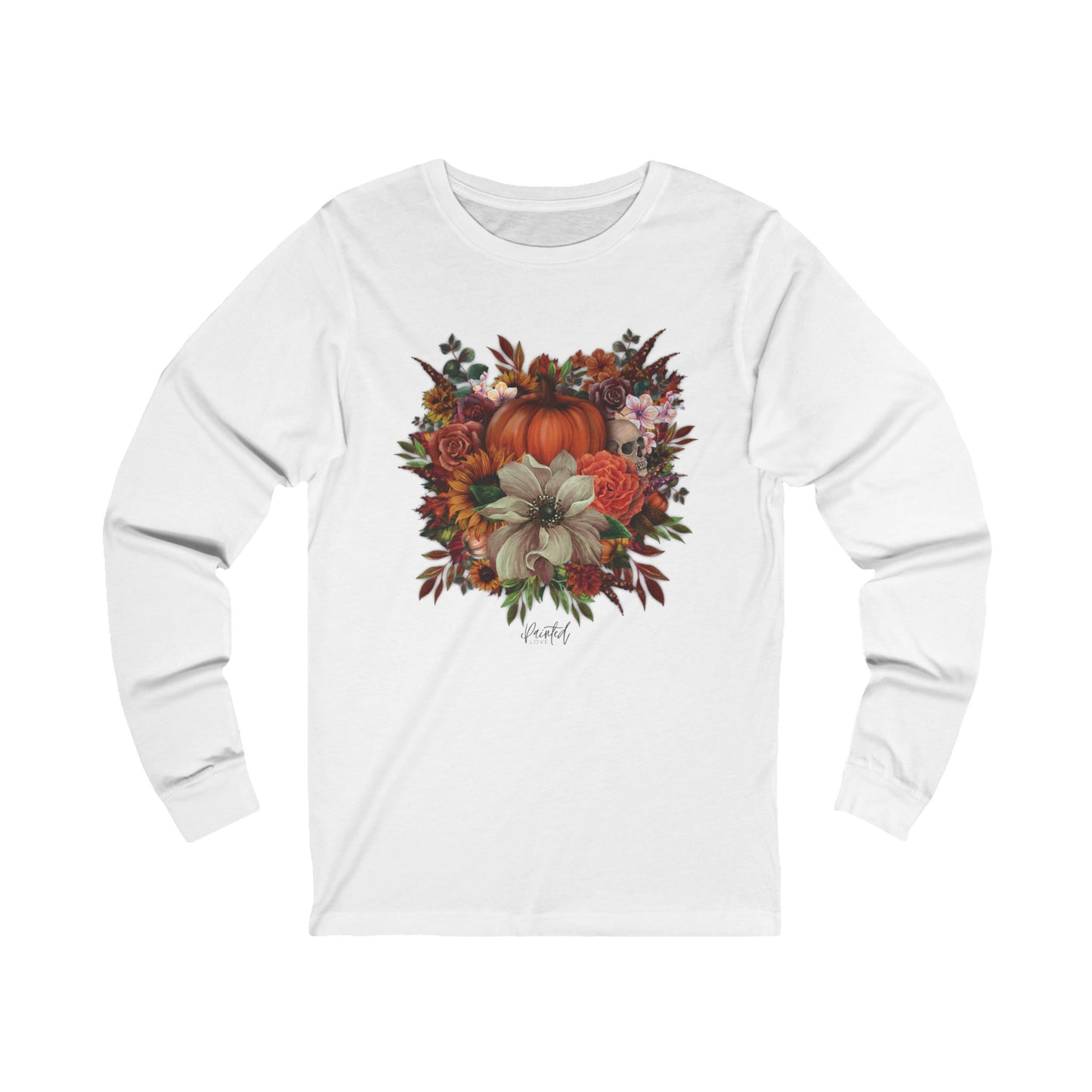 Halloween Flowers Long Sleeve TShirt