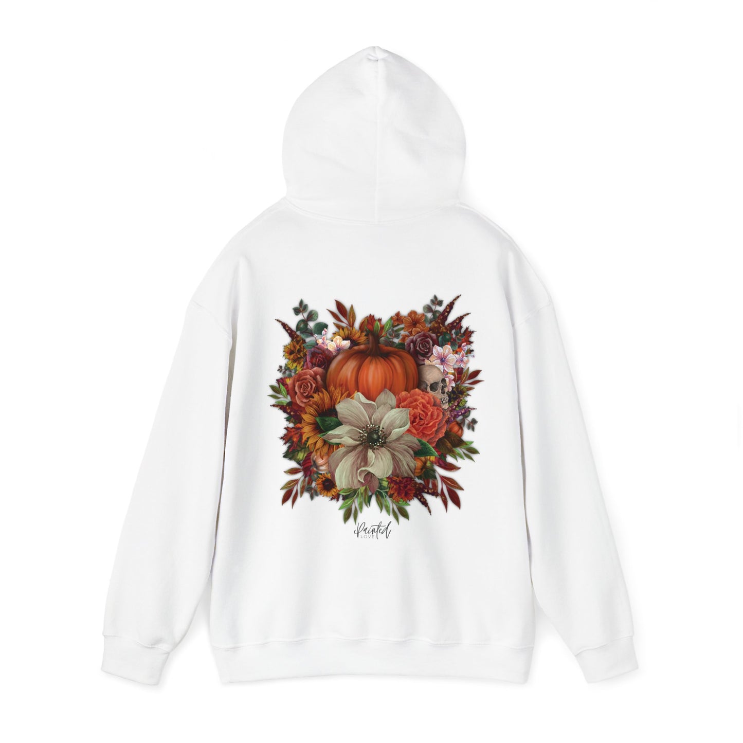 Halloween Flowers Back Hoodie